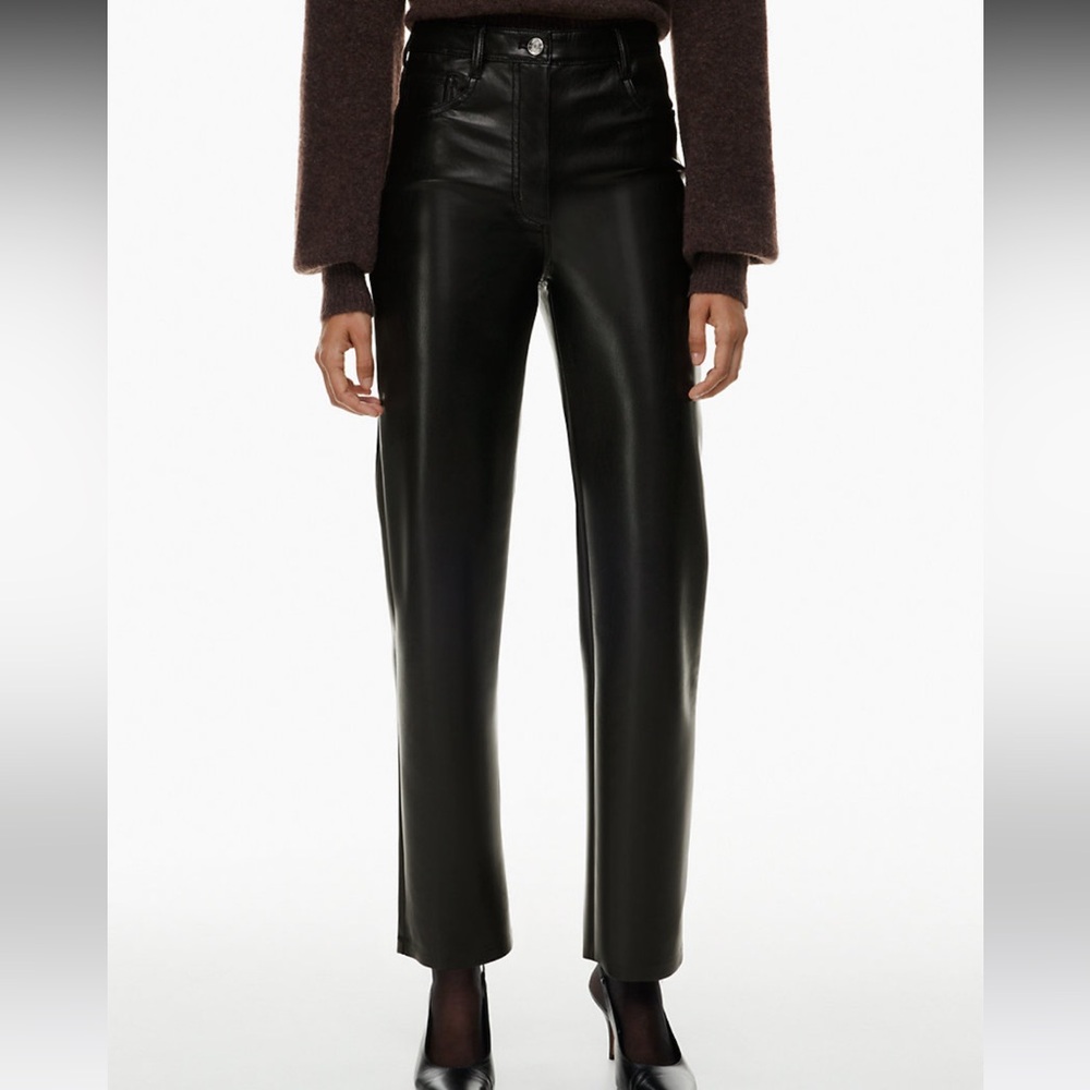 Aritzia Wilfred Melina Pant leather